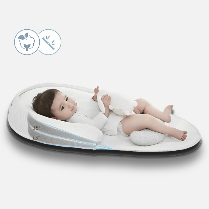 Anti-Reflux Baby Bed: Elevated Support for Better Sleep