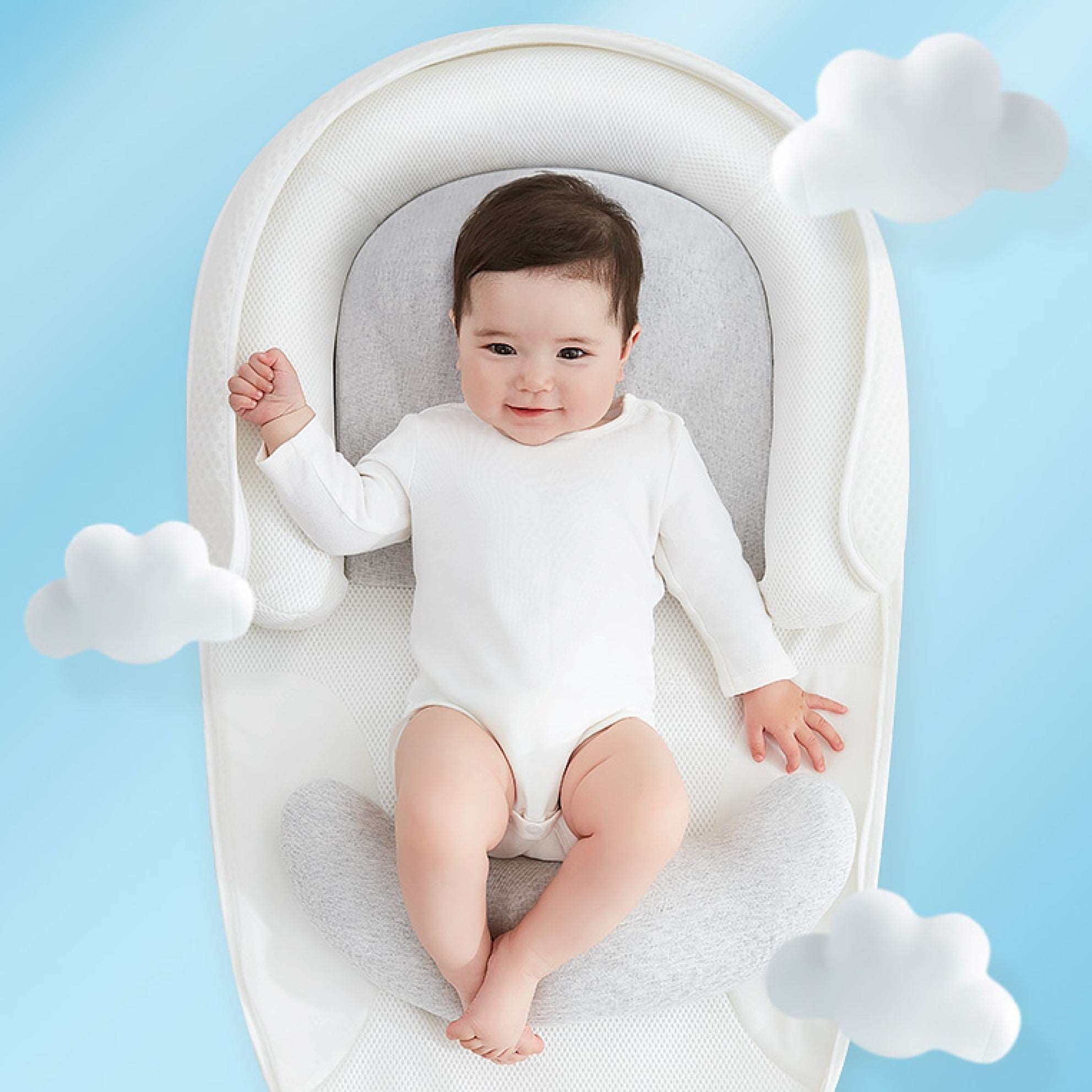 Anti-Reflux Baby Bed: Elevated Support for Better Sleep