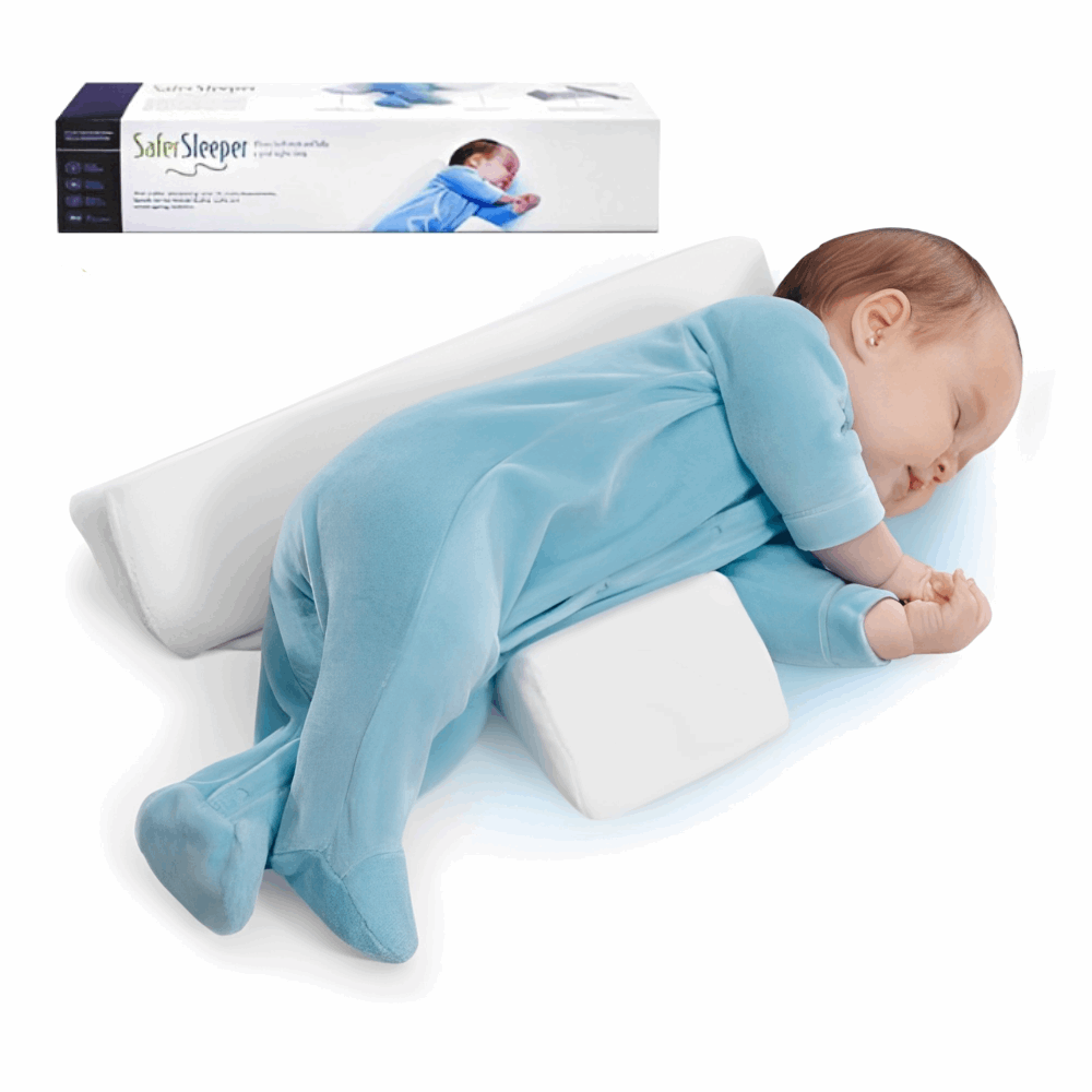 Prevent Baby Rolling – Safer Side Sleeper™ Pillow