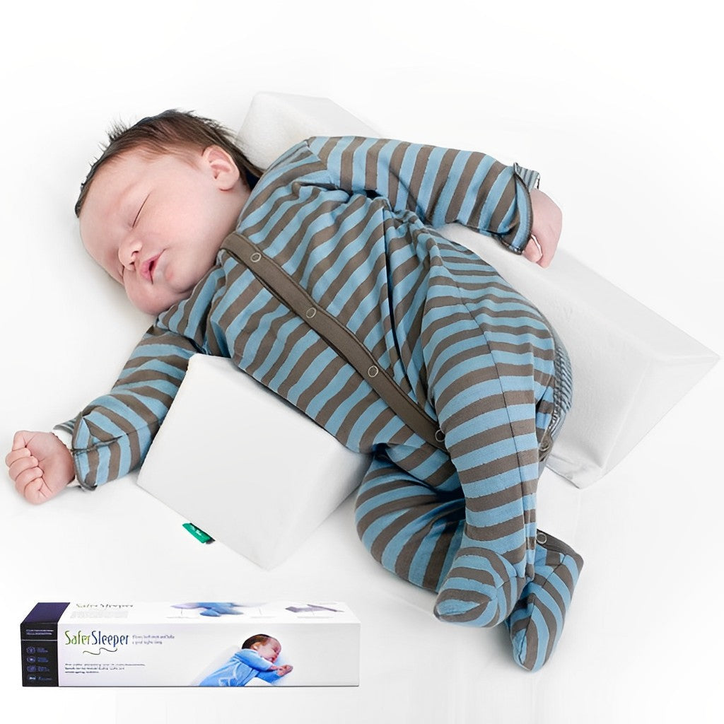 Prevent Baby Rolling Safer Side Sleeper Pillow Mooshii