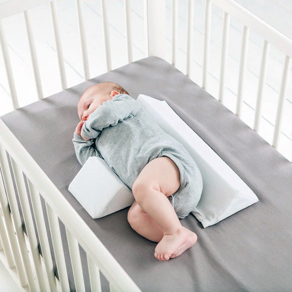 Prevent Baby Rolling – Safer Side Sleeper™ Pillow