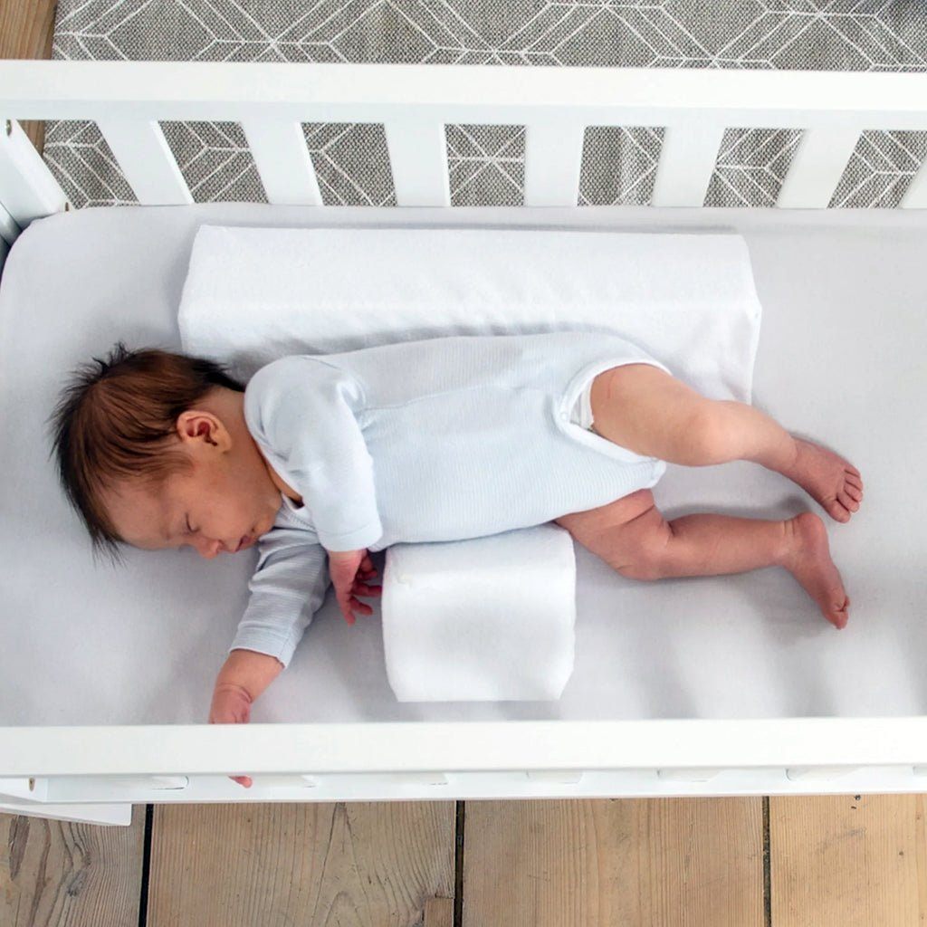 Prevent Baby Rolling – Safer Side Sleeper™ Pillow