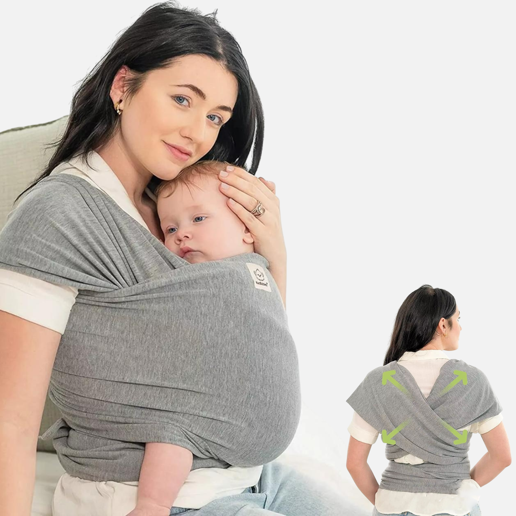 All in 1 Baby Wrap Carrier Breathable Sling for Newborn Infant